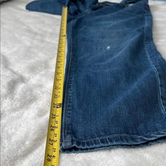 NY&C Slim Slouch Women's Distressed Blue Jeans 18 - Picture 11 of 12